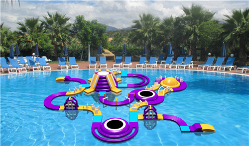 outdoor inflatable water park