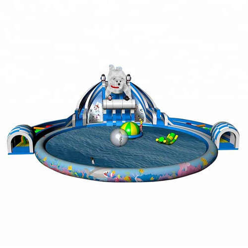 commercial inflatable water park