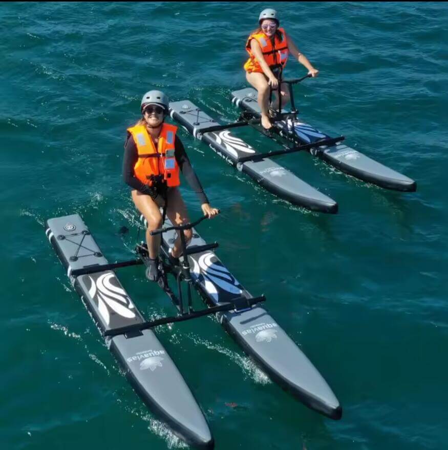 bike on water