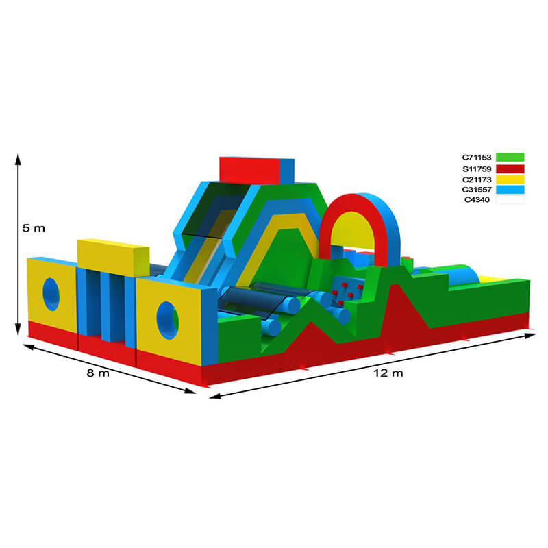 obstacle course inflatable