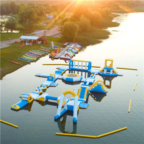 lake inflatable water park