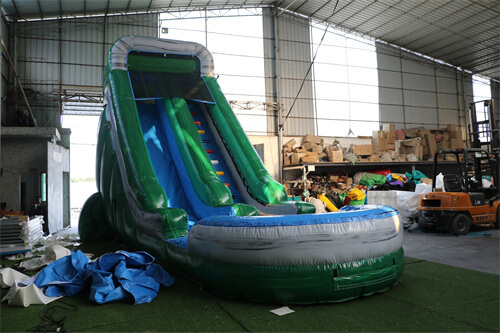 water inflatable slide