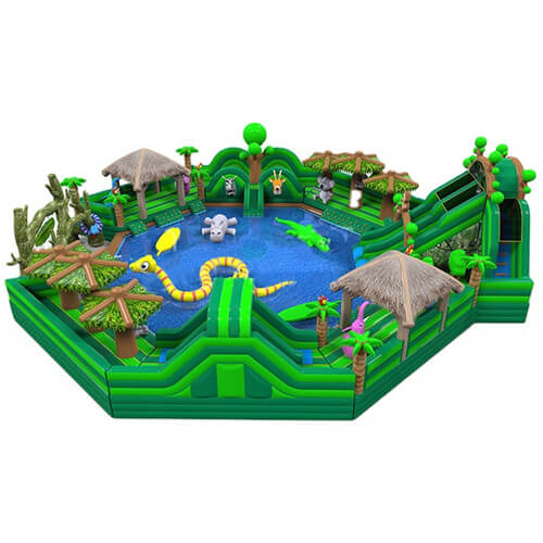 outdoor inflatable water park