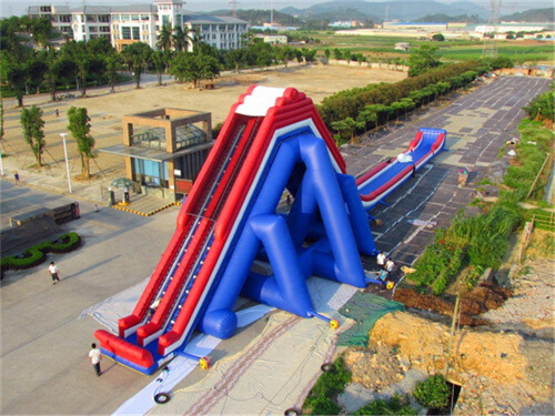 large inflatable water slide