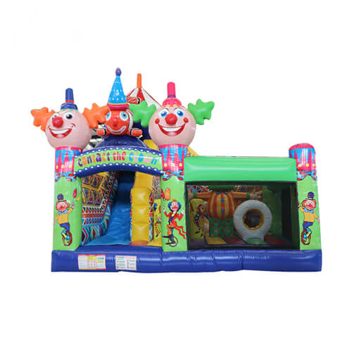 inflatable bounce house with slide