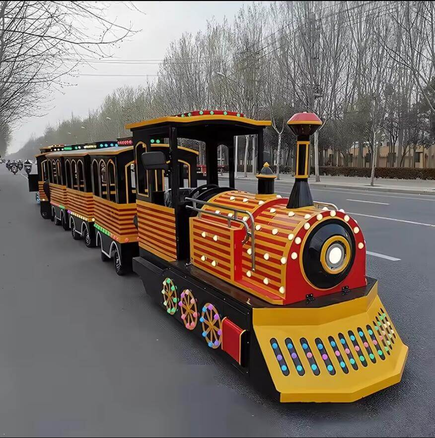 china trackless train