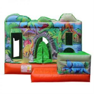 bouncer house with slide