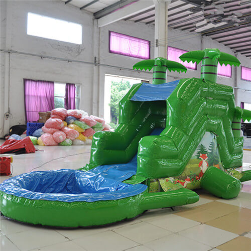 backyard inflatable water slide