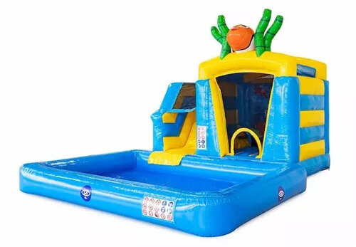 bouncy castle water slide