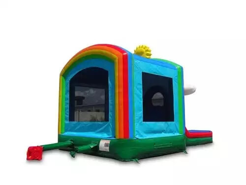 bouncer house with slide