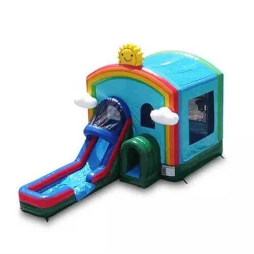 bouncer house with slide