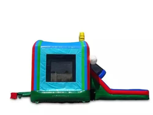 bouncer house with slide