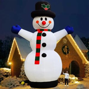 Inflatable snowman