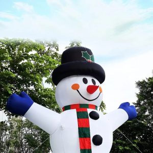 Inflatable snowman