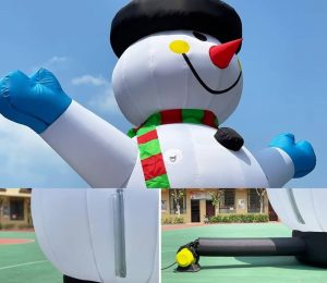 Inflatable snowman