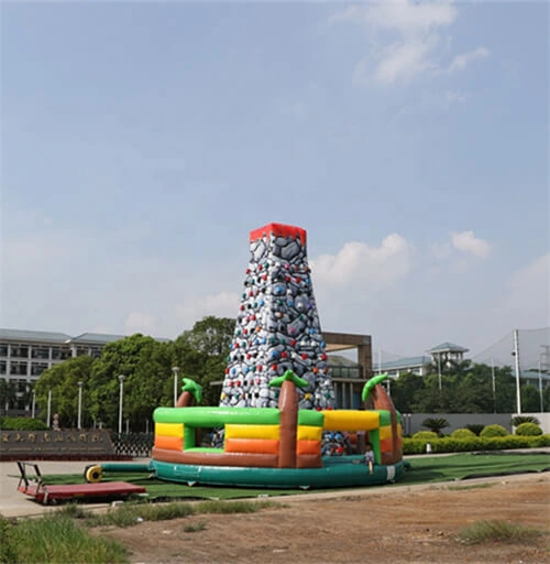 inflatable rock climbing wall