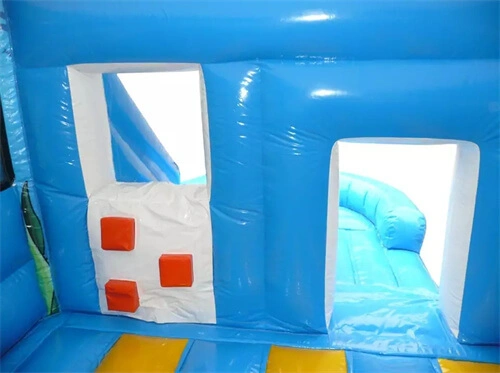 bounce house and slide