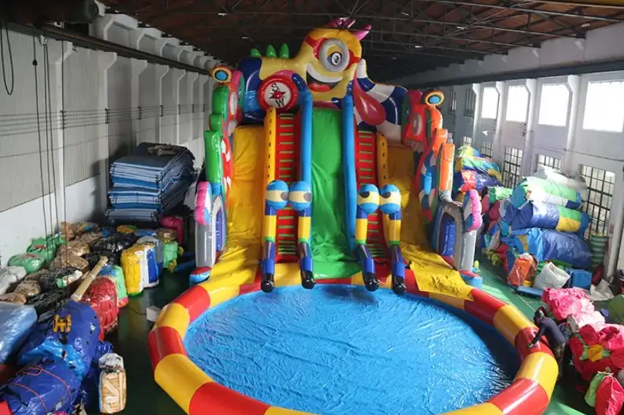 blow up water playground