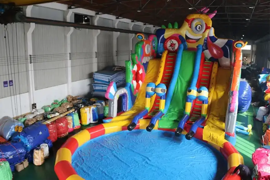 blow up water playground