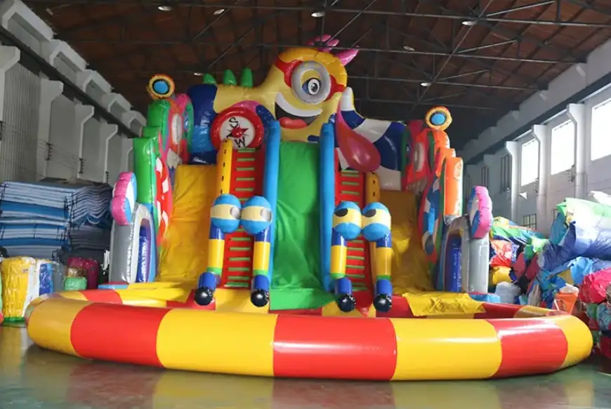 blow up water playground