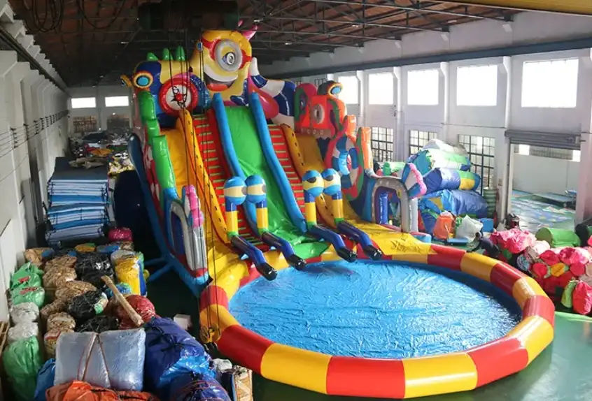 blow up water playground