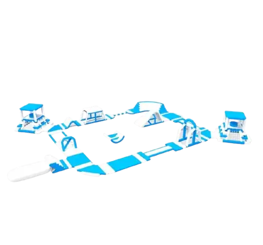 inflatable lake water park