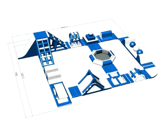 adult inflatable water park