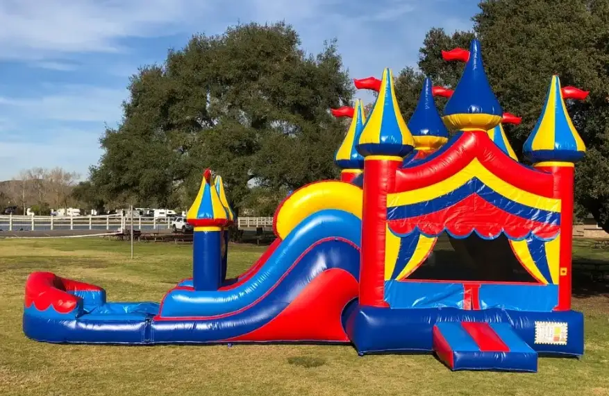 water slide bounce house