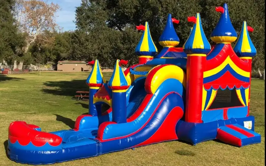 water slide bounce house