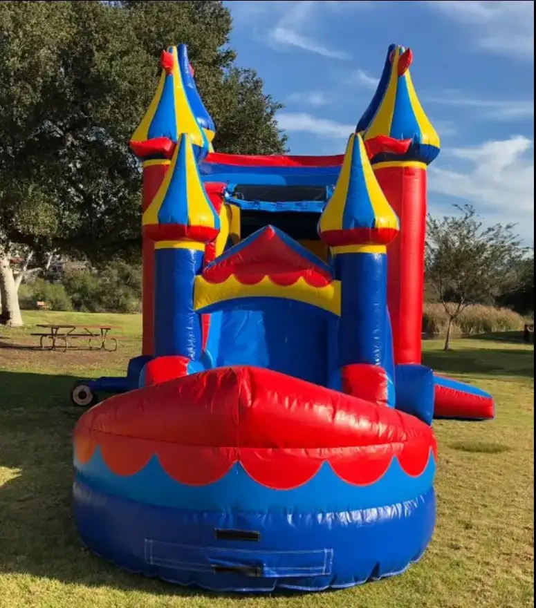 water slide bounce house