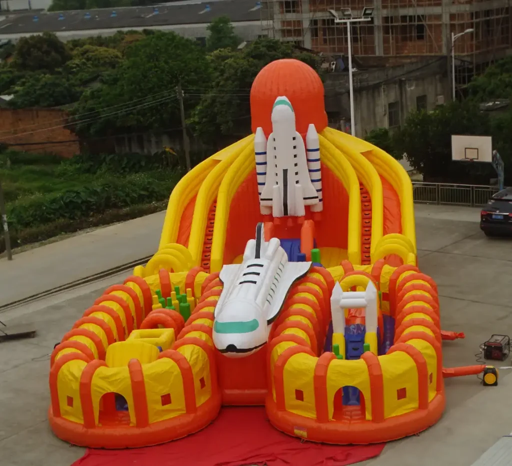 Aerospaceplane theme giant inflatable playground - Dudu