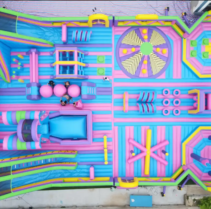 inflatable play area