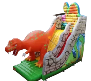 dinosaur inflatable slide
