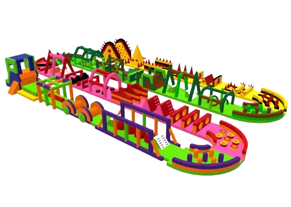 commercial inflatable obstacle course for sale