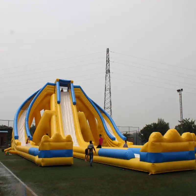 huge blow up water slide