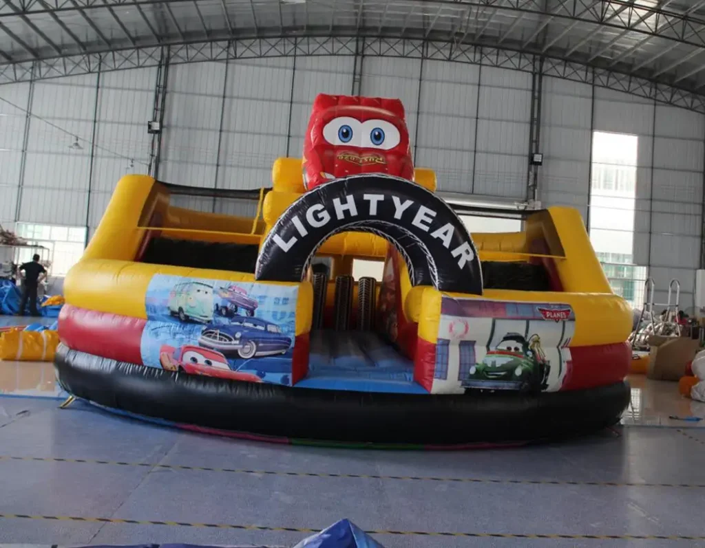bouncy castle play area