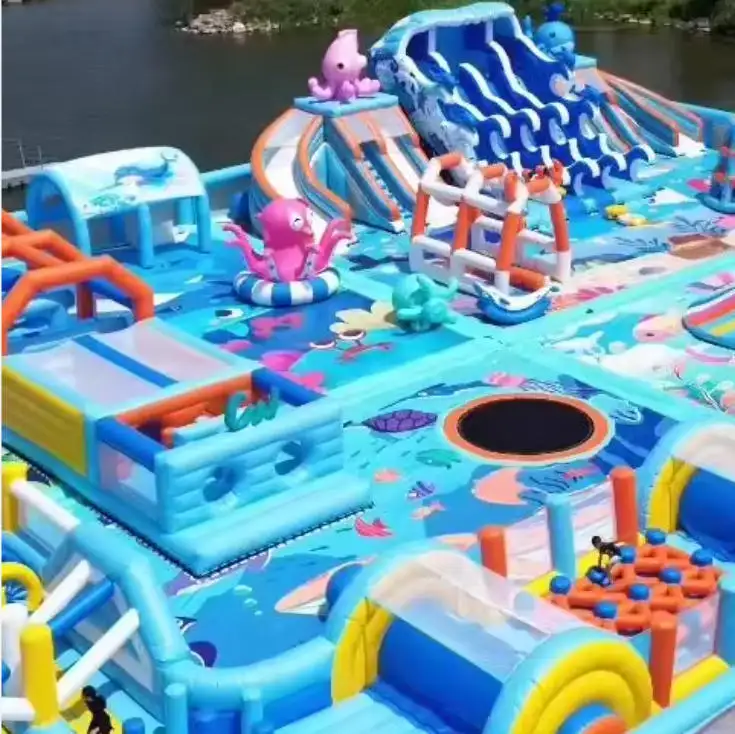 inflatable water playground