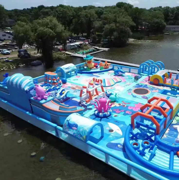 inflatable water playground