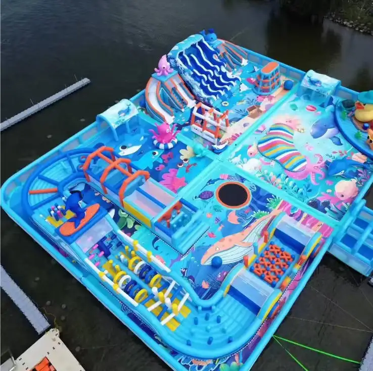 inflatable water playground