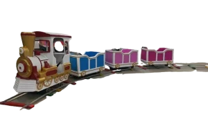 electric train with tracks